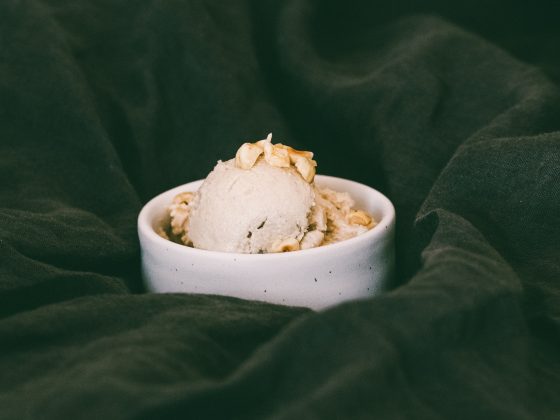 Ароматное мороженое из фундука